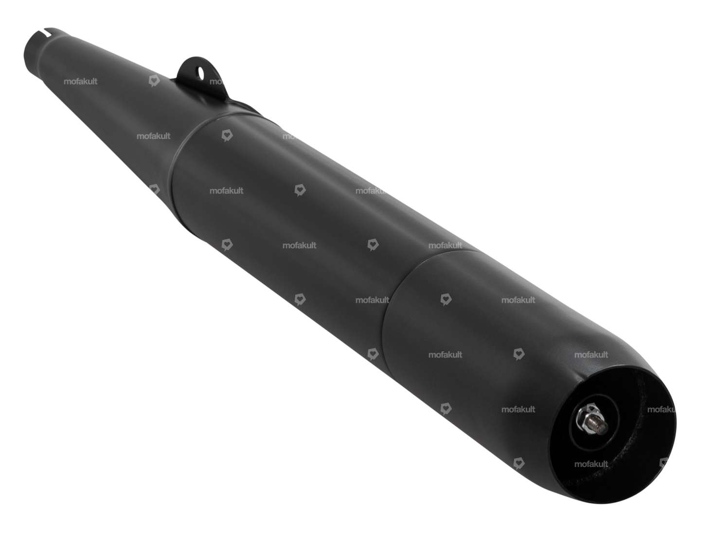 Exhaust cigar 28 mm black | Puch Maxi S, N / X30 NS, NL Carousel Image 2