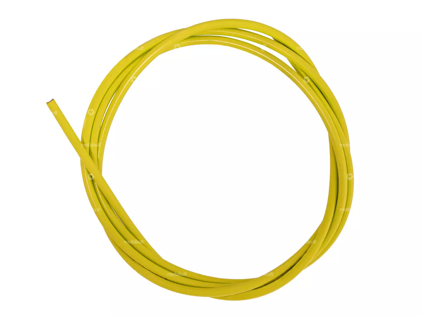 Alligator cable sheath Ø 5 mm yellow (per meter) Teflon inner sheath ...