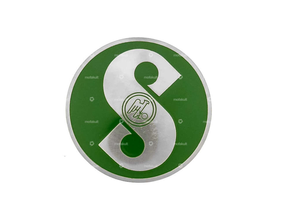 Sachs emblem green (etched sheet metal) Carousel Image 1
