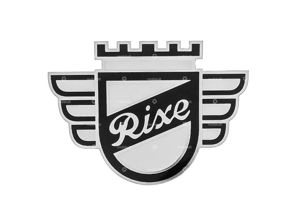 Rixe" emblem sticker 44 x 32 head tube | Sachs Rixe Carousel Image 1