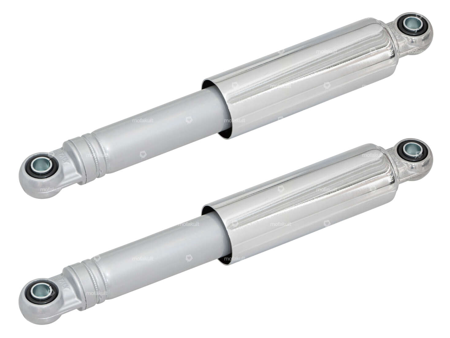 IMCA Stossdämpfer 26 cm Oldschool Chrom / silber Carousel Image 1