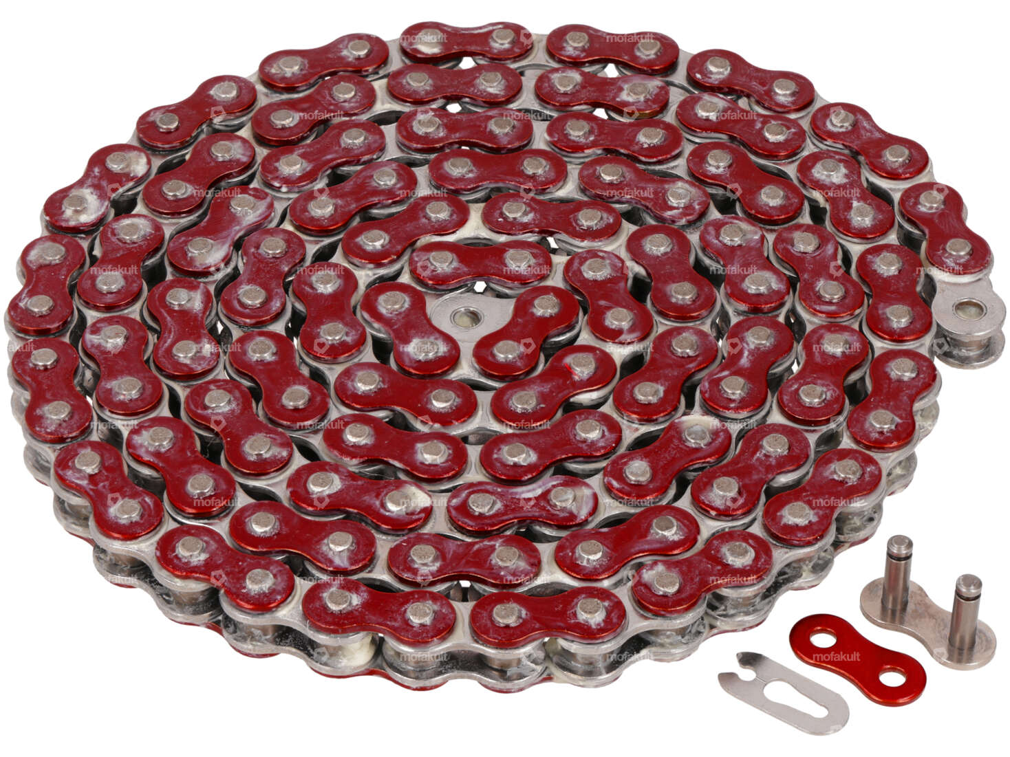 CYC Antriebskette metallic rot 415H (verstärkt) 128L Carousel Image 1