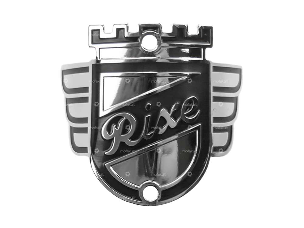 "Rixe" brand plate on the head tube (curved) Carousel Image 1