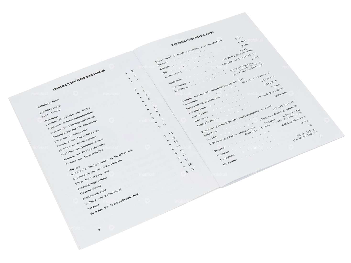 Reparaturanleitung | Garelli Eureka Katia Carousel Image 2