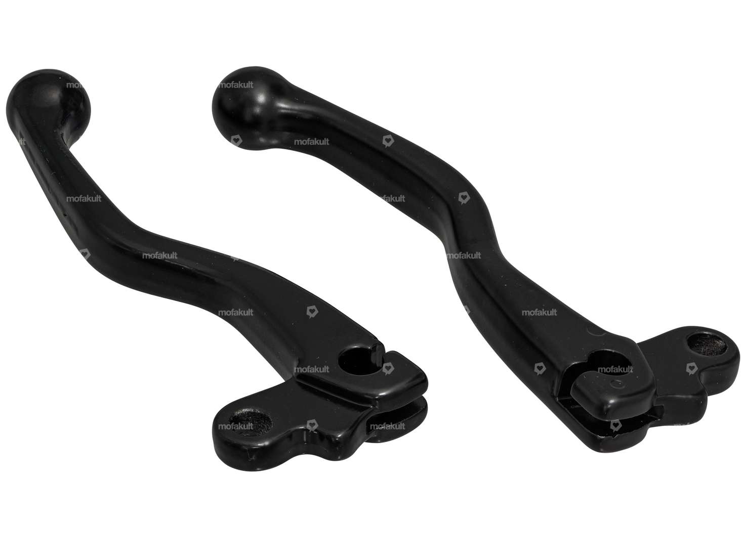 Lusito brake lever left / right aluminum flat black Carousel Image 2