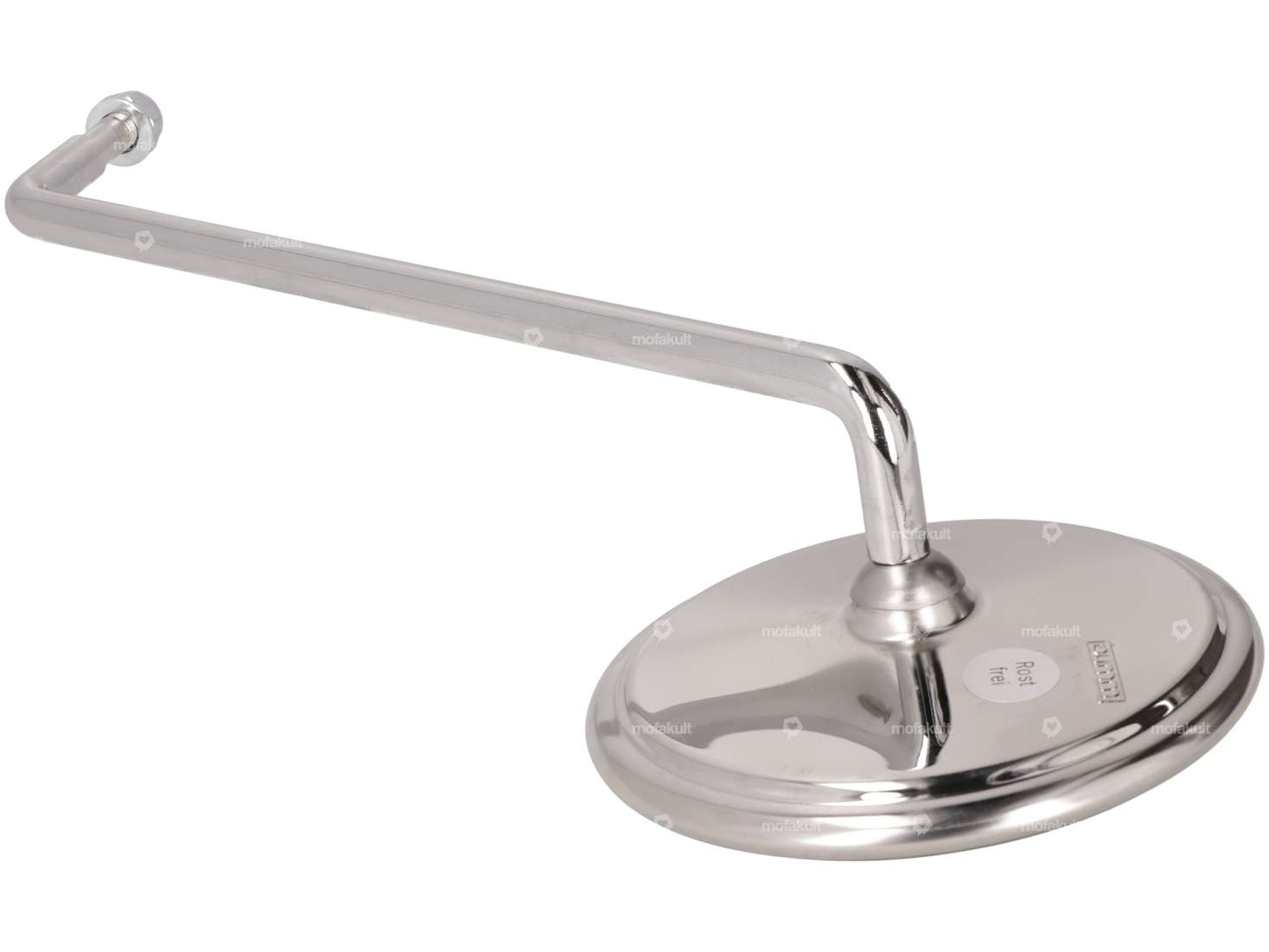 Bumm mirror round 10 cm right Inox chrome Carousel Image 3