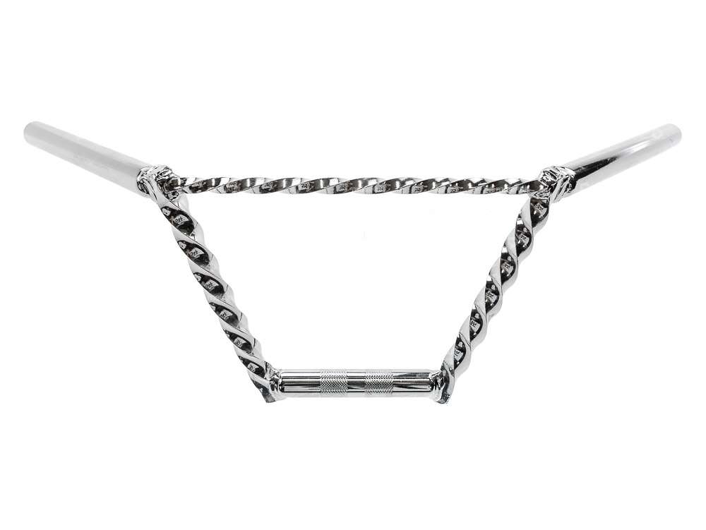 Lenker Gabelplatte 20 cm gedreht mit Strebe Chrom Carousel Image 1