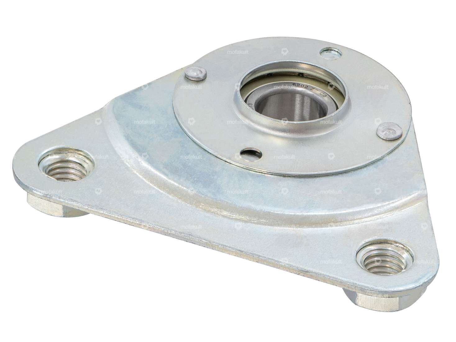 Triangular bearing plate galvanized | Piaggio Ciao, SI, Bravo Carousel Image 2