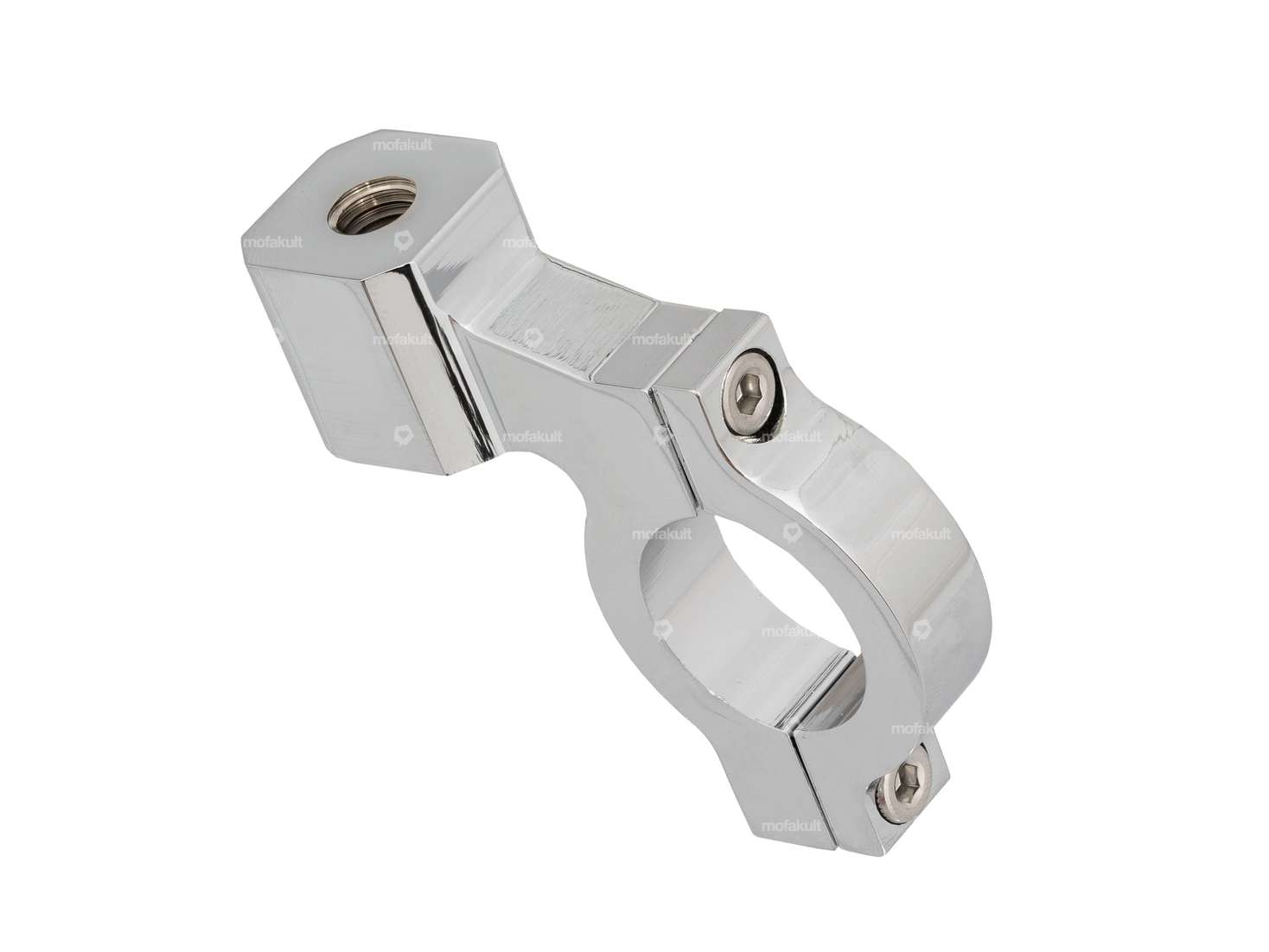 Spiegelhalterung M8 Alu Chrom Carousel Image 1