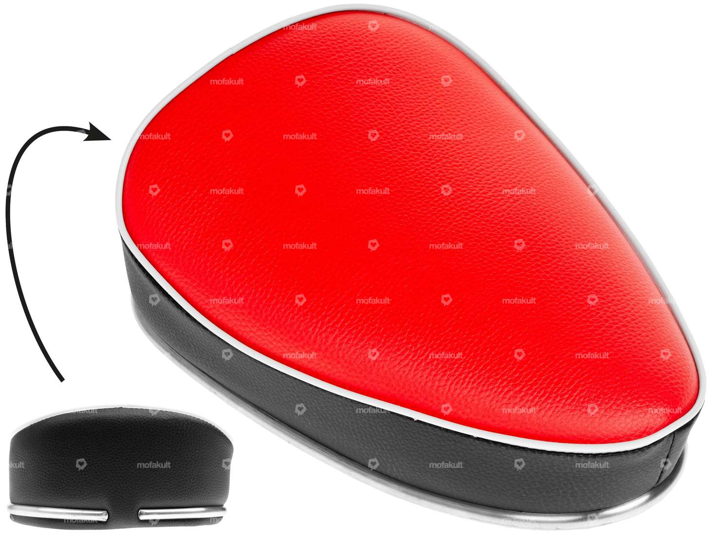 Bench red/black Carousel Image 1