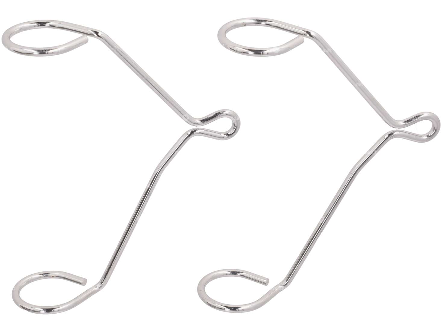 EBR Lampenhalterung Ø 28 mm Gabel Chrom | Piaggio Ciao / Hercules / Alpa Carousel Image 1