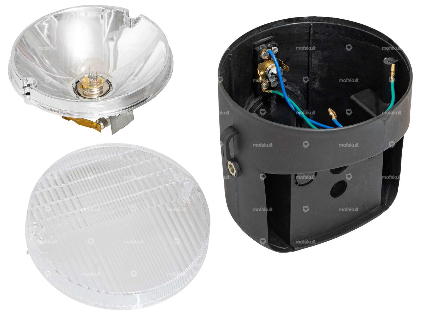 Headlight black matt (3 switch positions) | Piaggio SI Carousel Image 3