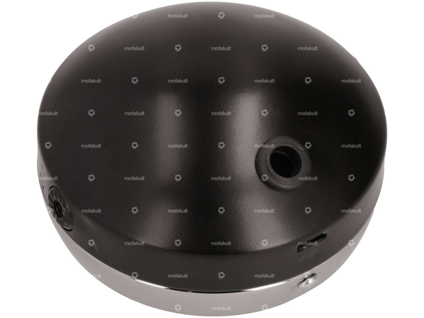 GUIA Scheinwerfer rund gelbes Glas Ø 14 cm Chrom / schwarz Carousel Image 2