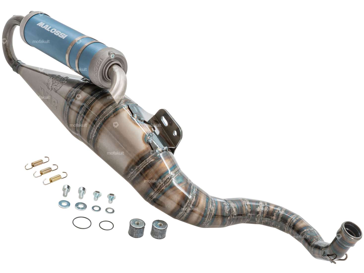 Malossi exhaust "MHR Racing" Ø 27mm | Piaggio Ciao, SI, Bravo, Boxer Carousel Image 1