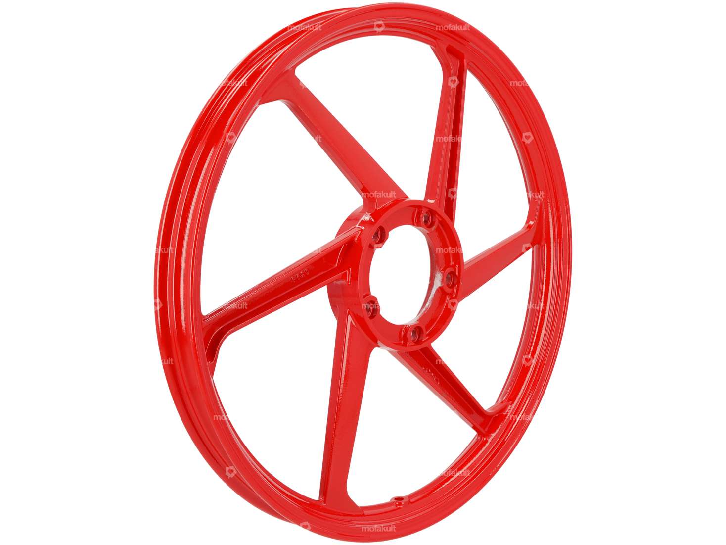 Rim 17" cast red (6 single spokes) | Puch Carousel Image 2