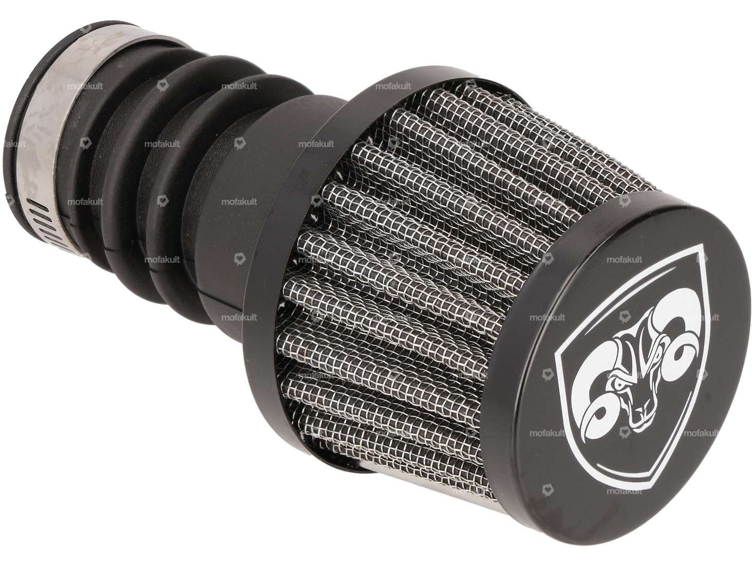 66HEROES Mushroom air filter grille 28 - 32 mm black Carousel Image 2