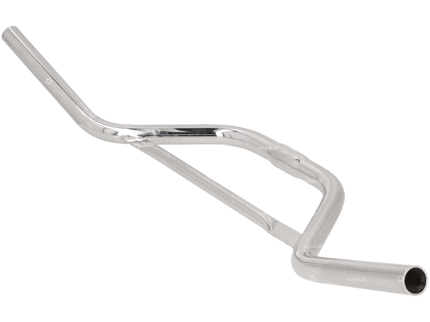 Lenker Vorbau 15 cm geschwungen mit Strebe Chrom Carousel Image 2