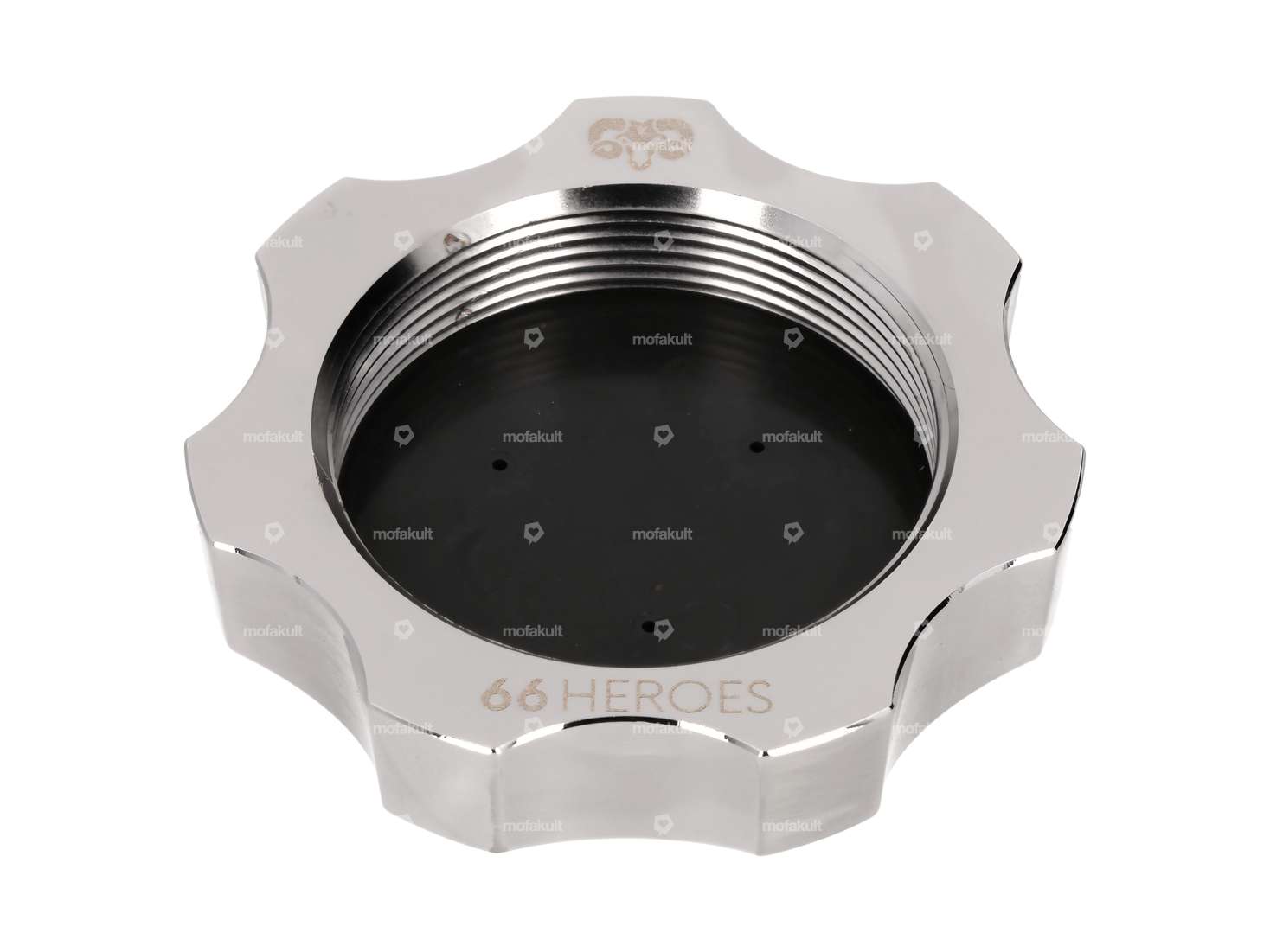 66HEROES Tankdeckel M45x1.5 Alu Chrom | Sachs Carousel Image 2