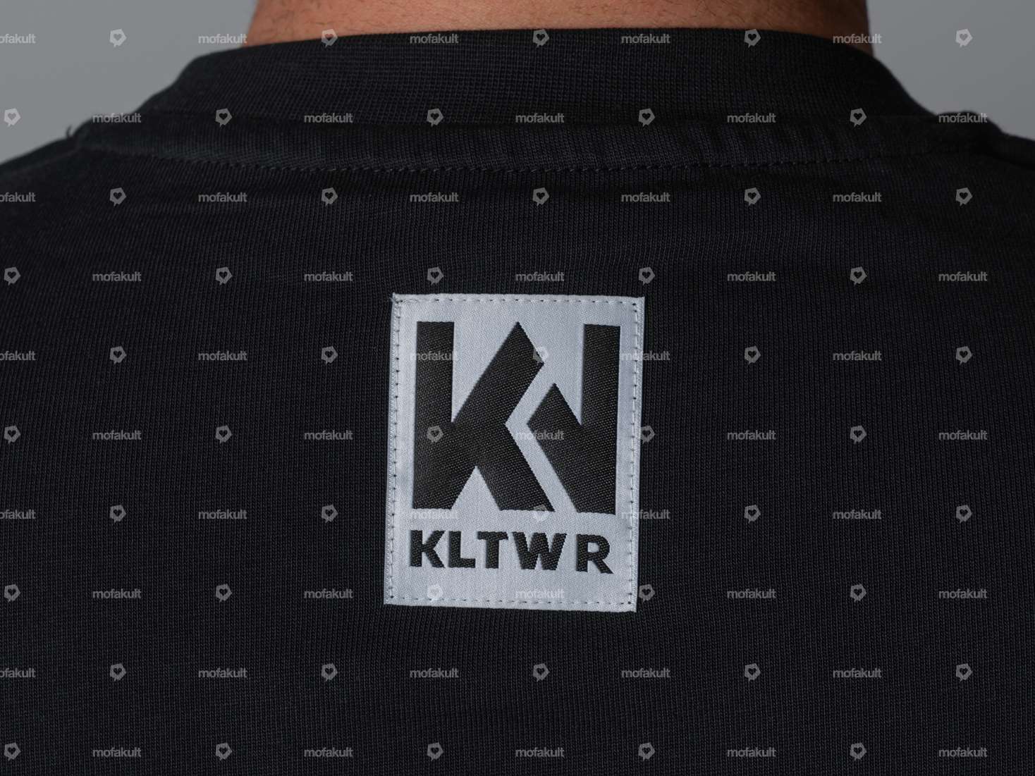 KULTWEAR T-Shirt "Crew" black / white Carousel Image 5