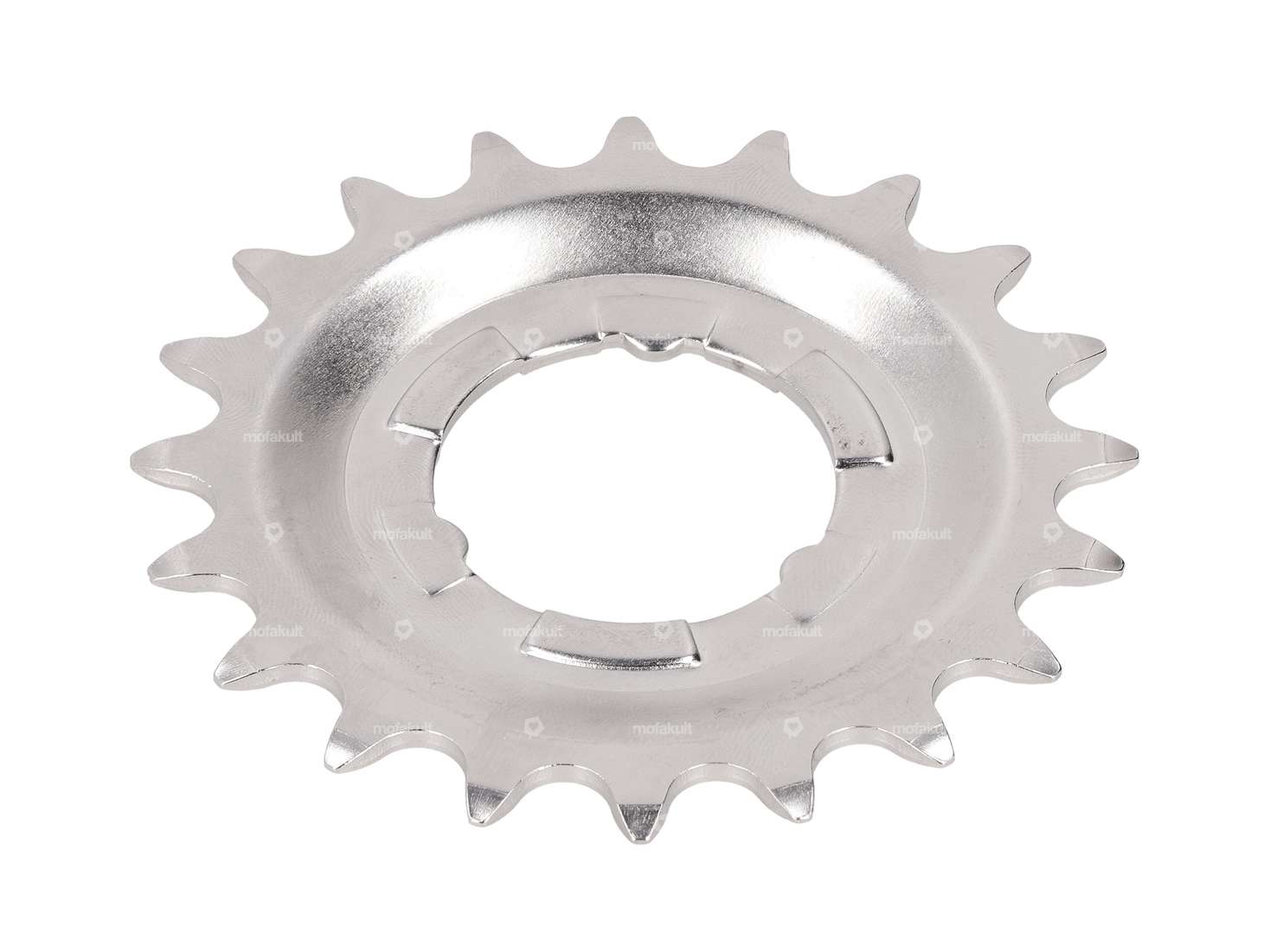 Zahnkranz Rücktritt 20 z. leicht gekröpft Chrom Carousel Image 1