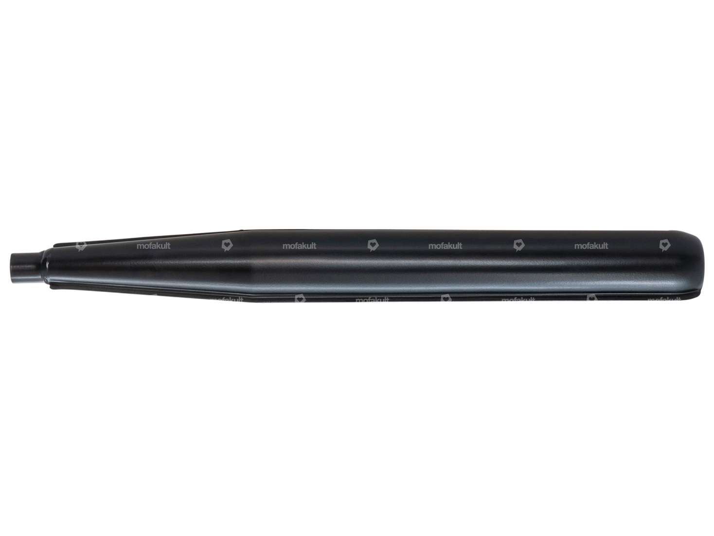 Rear silencer Ø 22 / 60 mm black Carousel Image 1