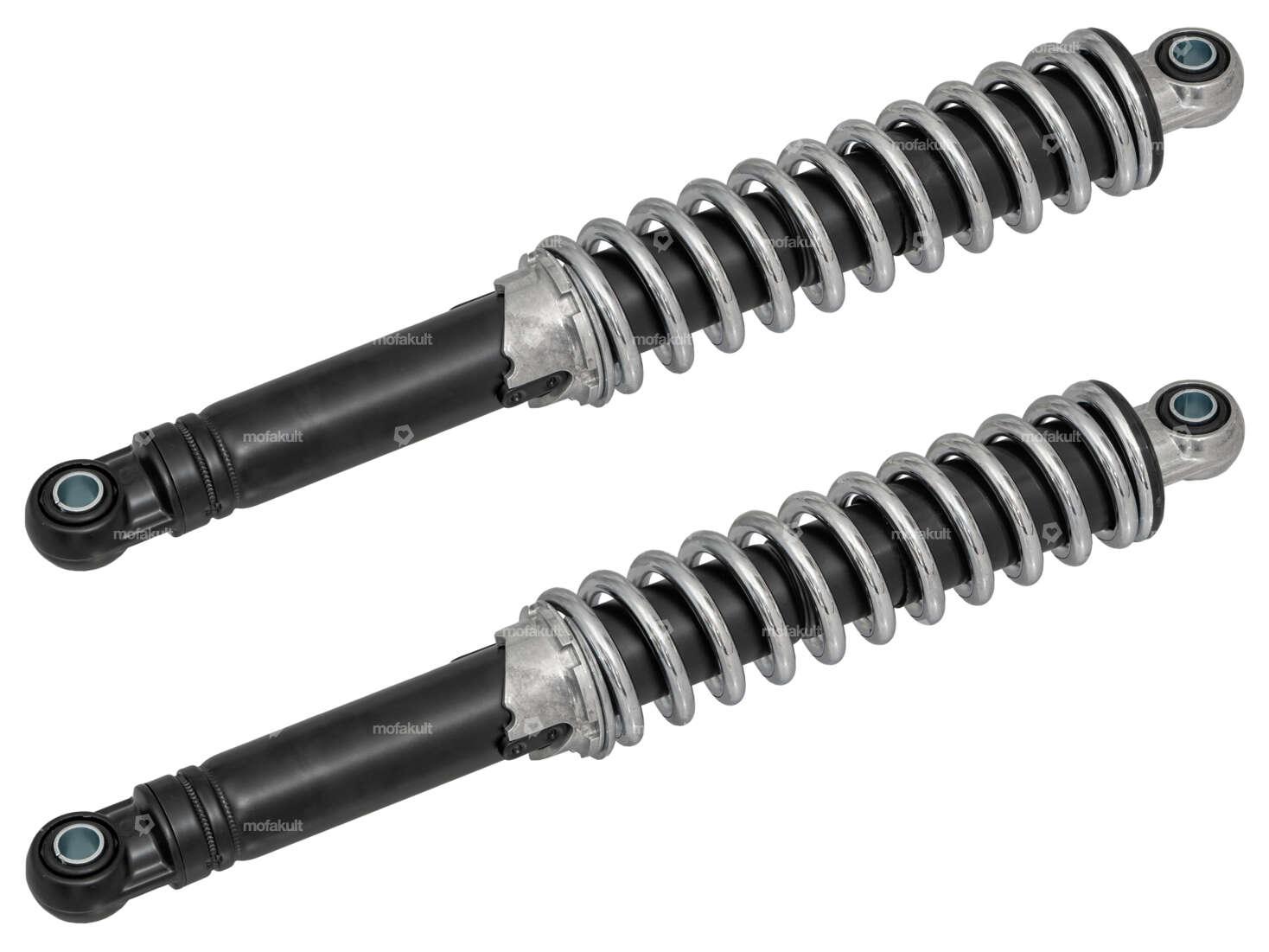 IMCA Stossdämpfer 32 cm Chrom / schwarz Carousel Image 1