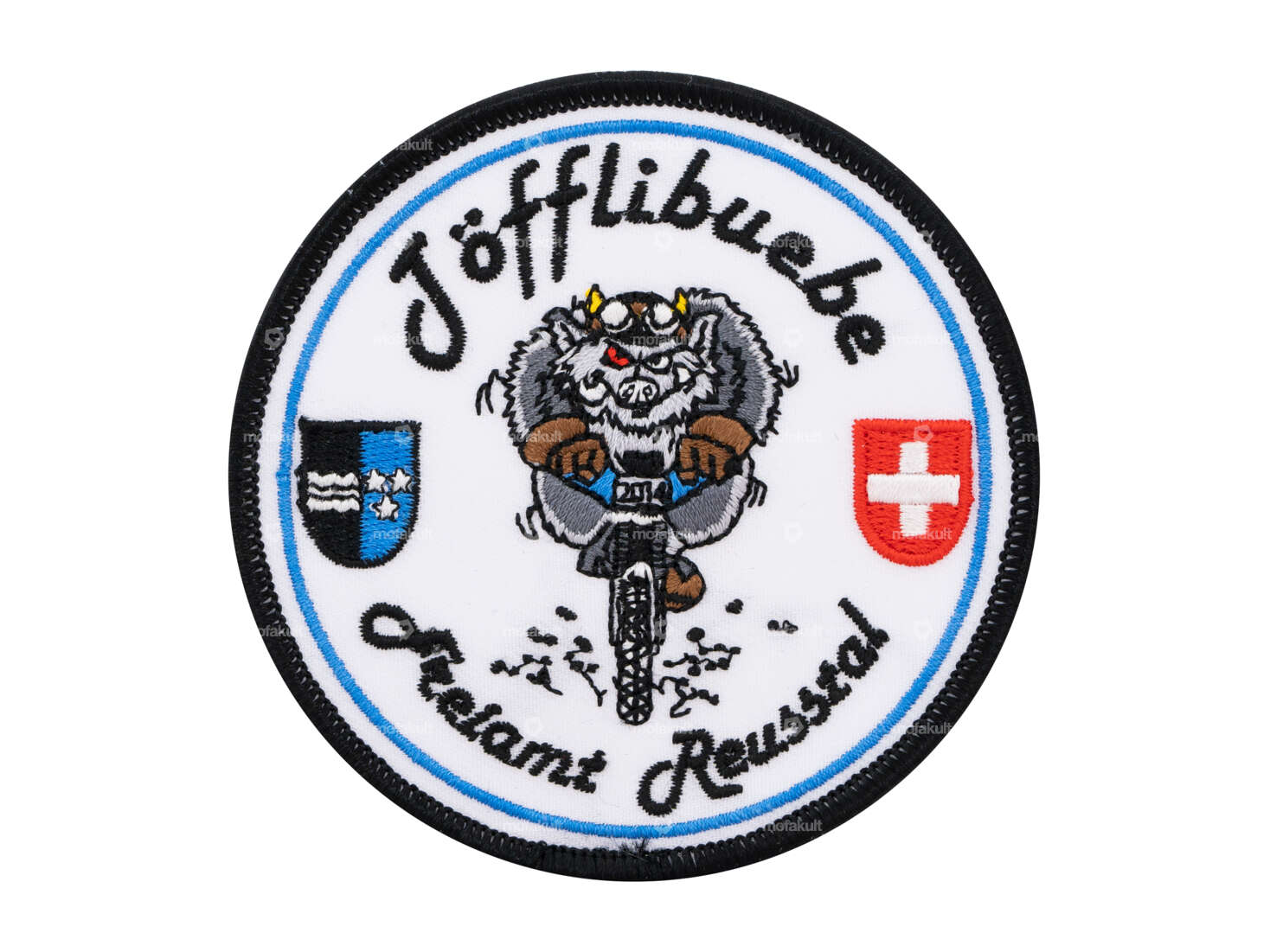 Gang patch "Töfflibuebe Freiamt Reusstal" Ø 90 mm Carousel Image 1