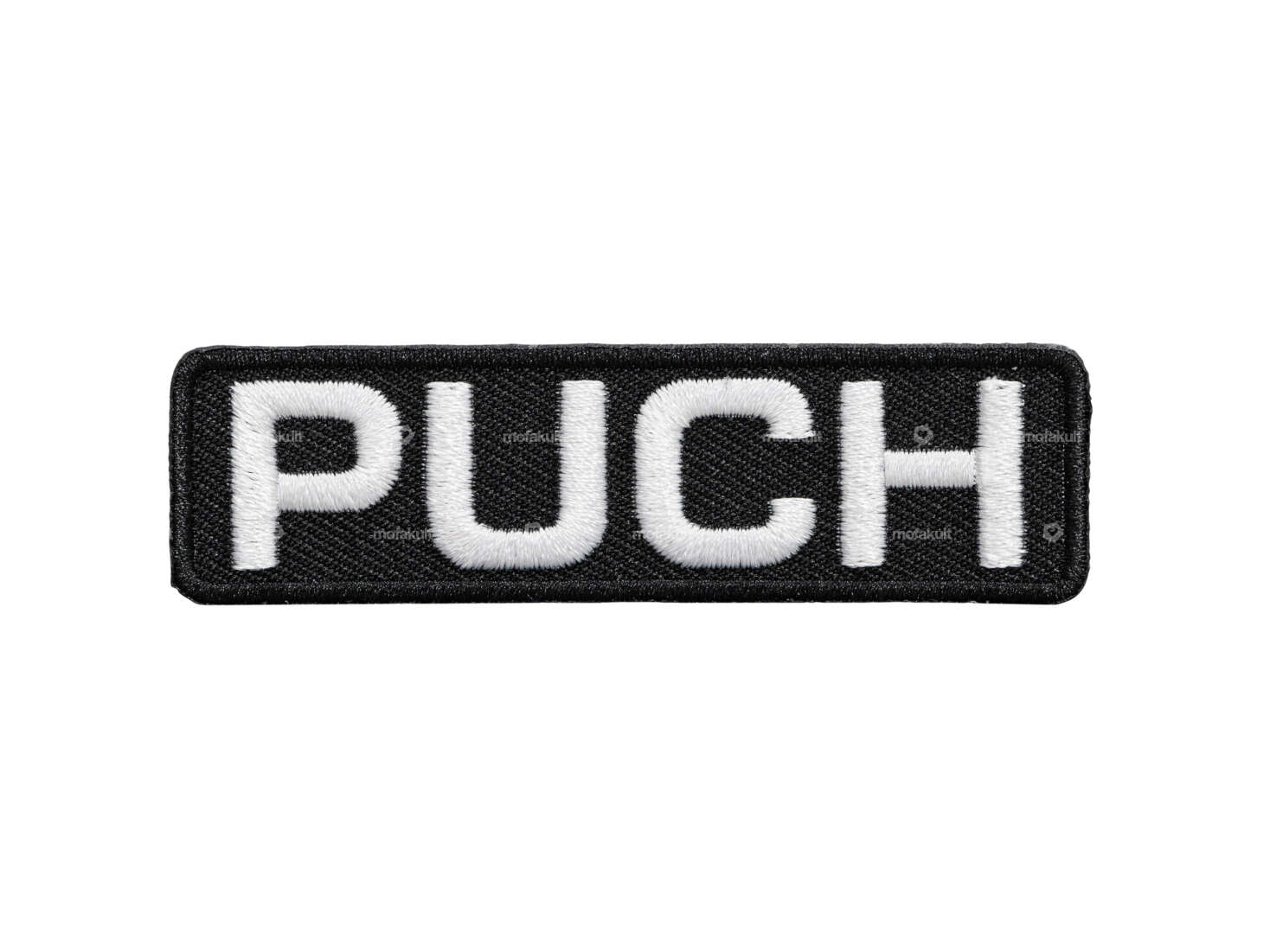 mk-Merch patch "Puch" 75 x 20 mm black Carousel Image 1