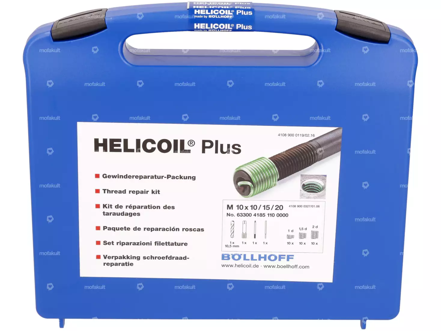 Gewindereparatur Set BaerCoil Reparatur M10 X 1 MIX