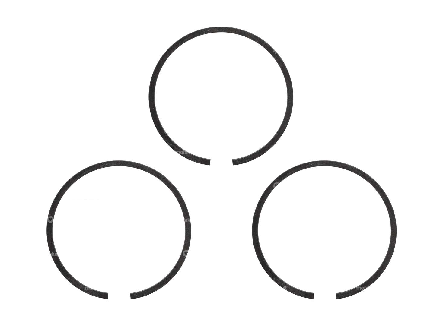 Piston rings Ø 39.4 x 1.7 straight pushrod (3 pcs.) | Solex Carousel Image 1