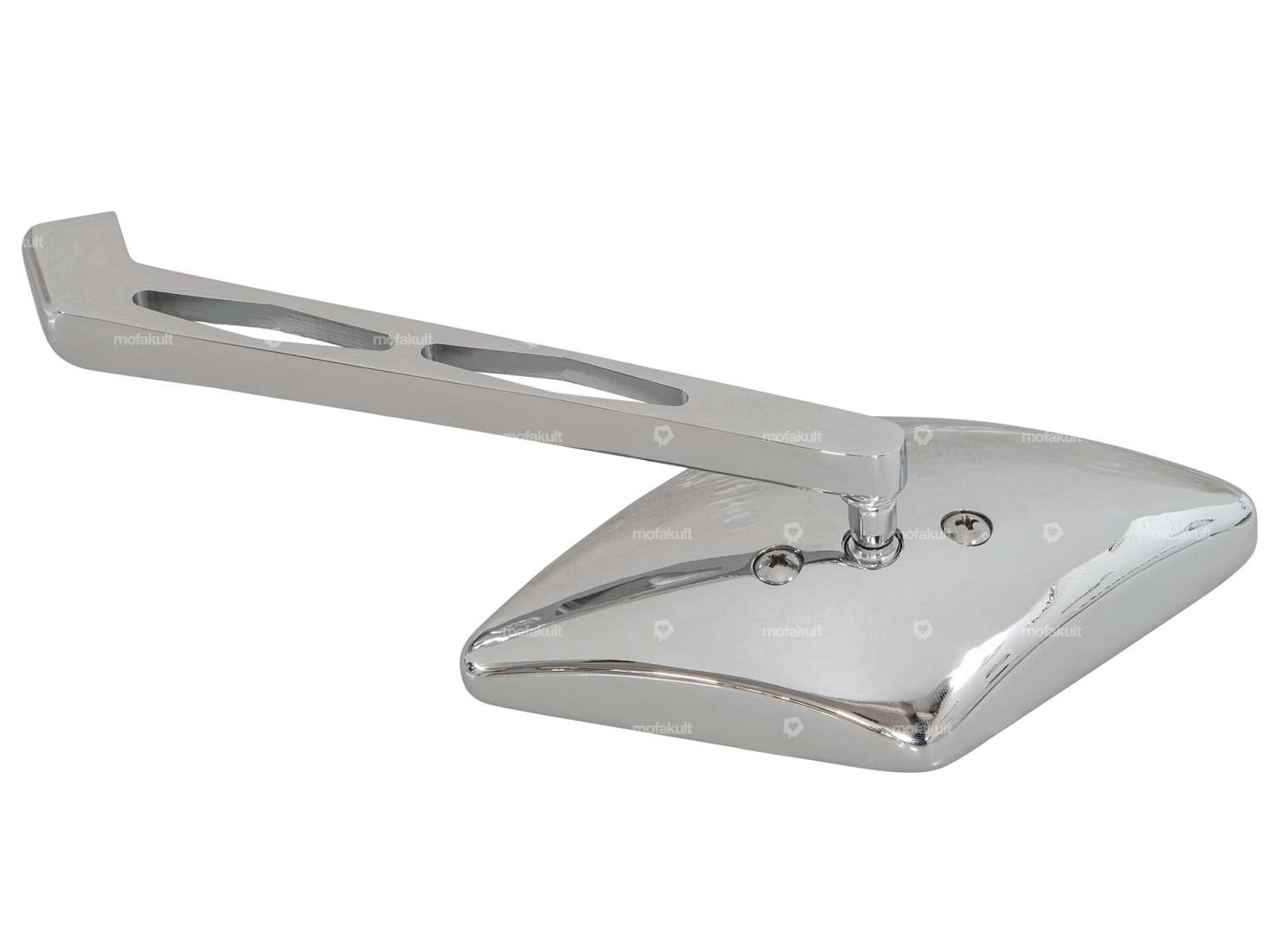 Mirror "rhombus" right chrome Carousel Image 3
