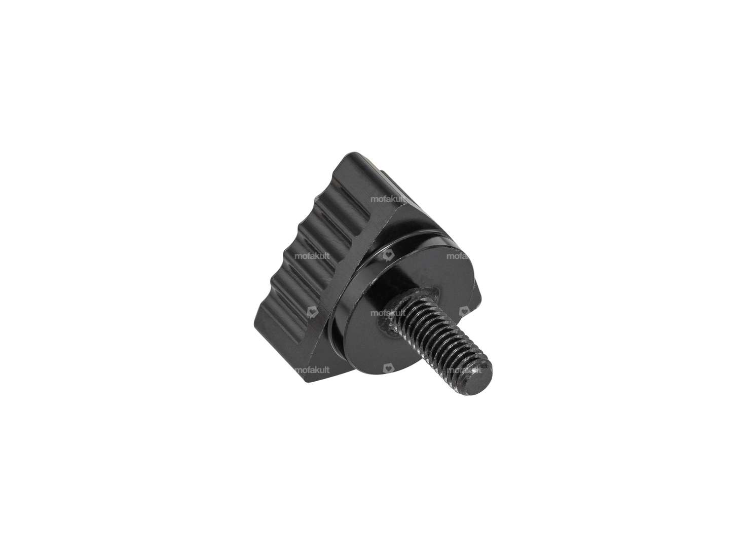 66HEROES Seitenschutzschraube CNC 13 mm Alu schwarz (Vollmaterial) Carousel Image 2