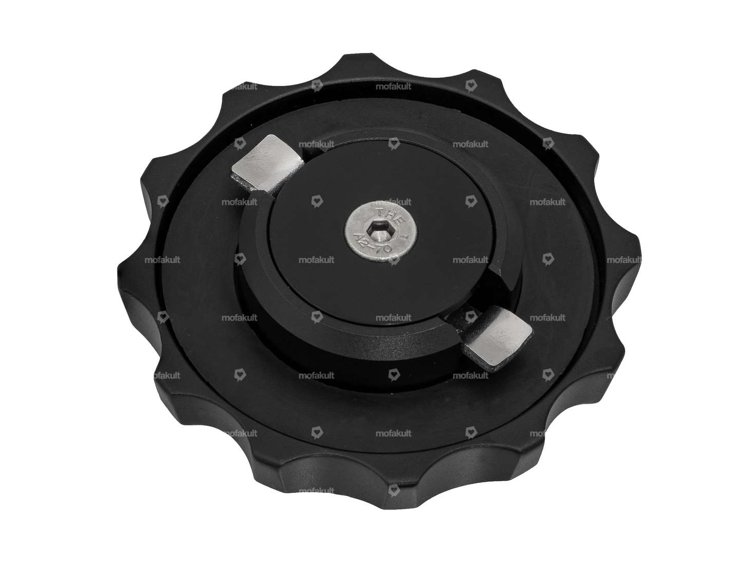 66HEROES Tankdeckel «Iron Cross» Bajonett 40 mm schwarz Carousel Image 2