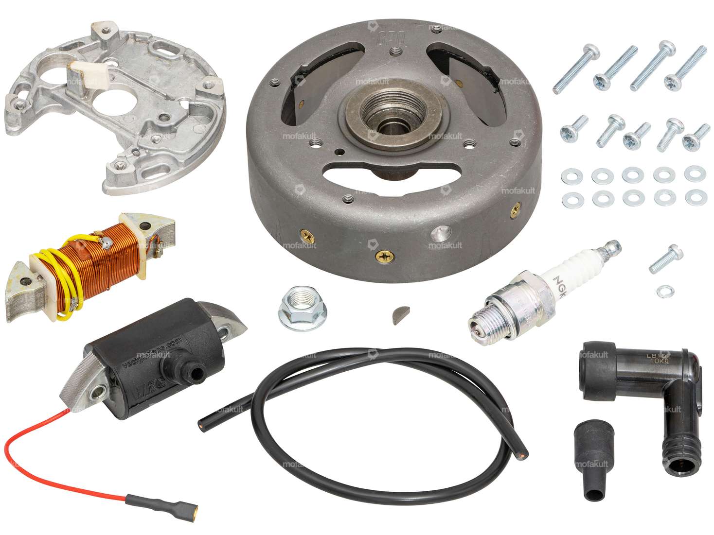 GPO / VEC ignition set electronic clockwise 6V | Puch E50 Carousel Image 2