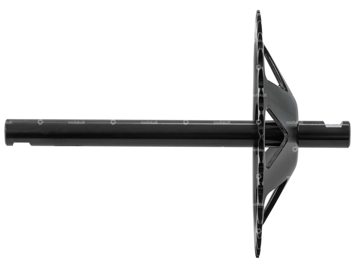 GPO Tretachse mit Kranz 34 Zähne schwarz | Puch X30 Velux Carousel Image 3