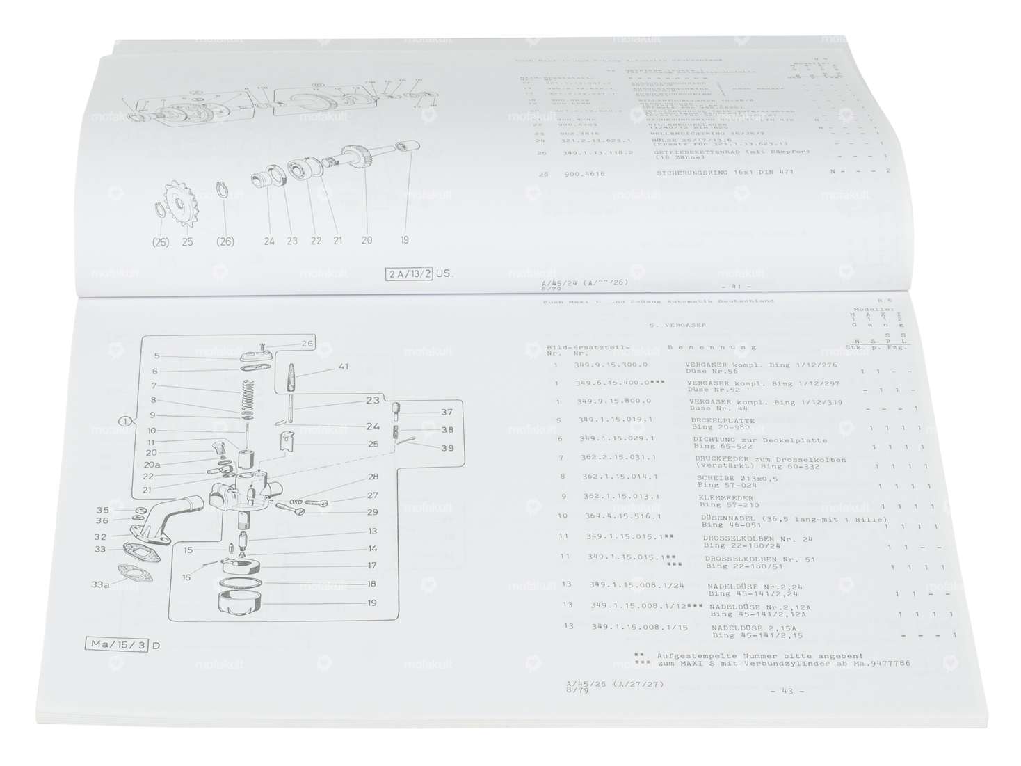 Ersatzteilkatalog | Puch Maxi N, S, S-Sport, SL (DE) Carousel Image 3