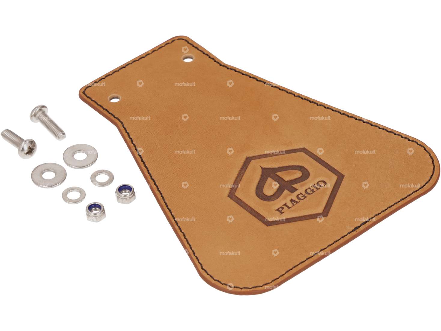 66HEROES Spritzschutzlappen «Piaggio» schmal Leder Carousel Image 2