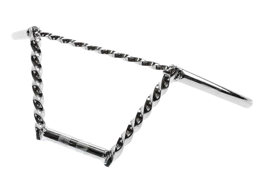 Lenker Gabelplatte 20 cm gedreht mit Strebe Chrom Carousel Image 2