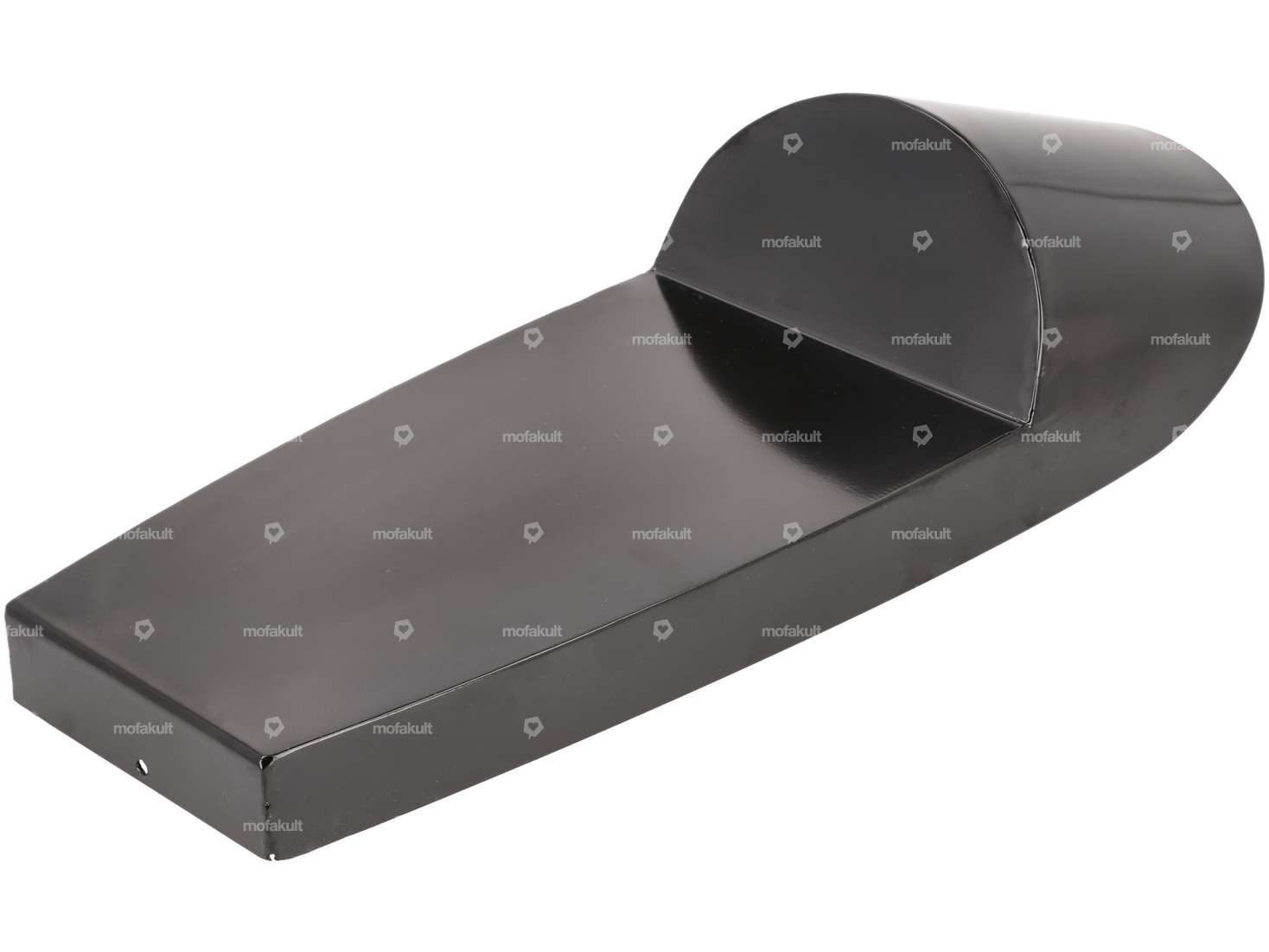 MLM Sattelschale Cafe Racer rund schwarz Carousel Image 1