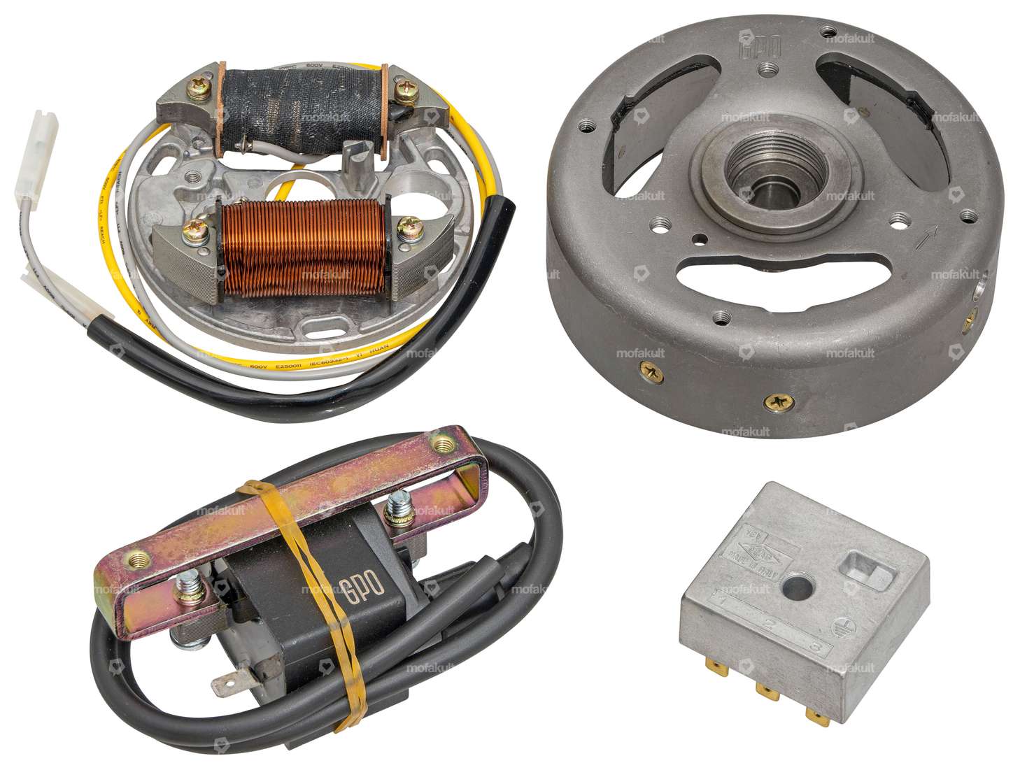 GPO CDI Zündung-Set linksdrehend 12V Carousel Image 1