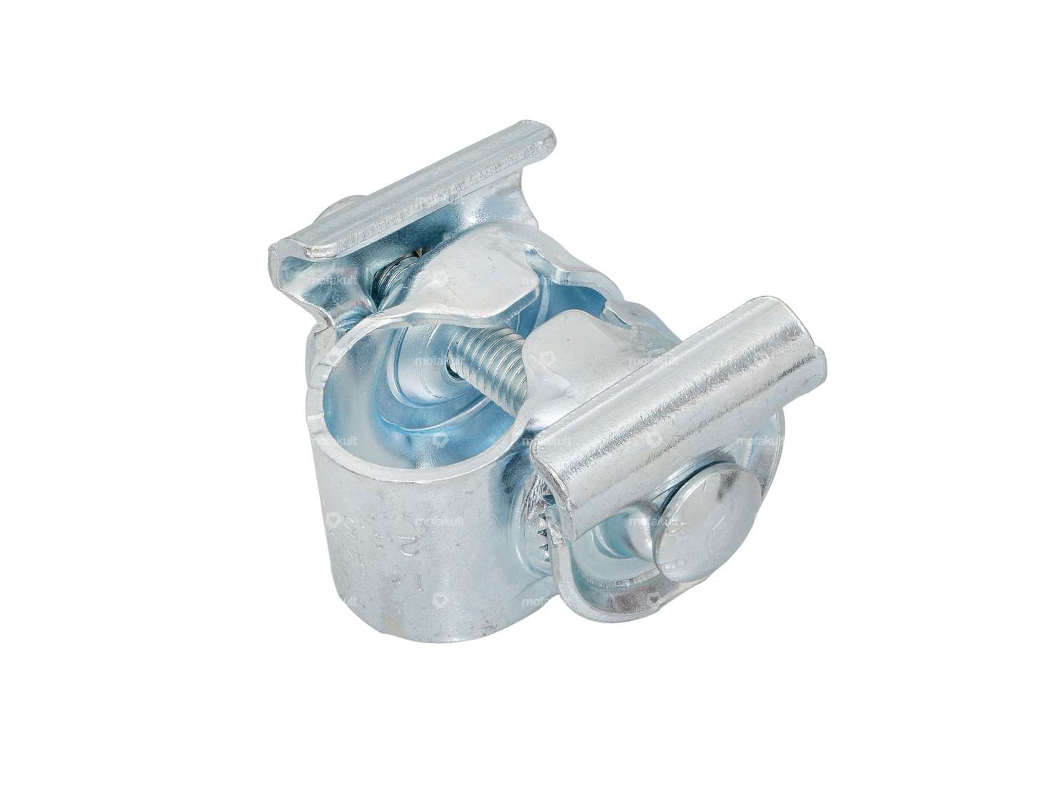 Galvanized saddle clamp (for round guide rails) Carousel Image 1