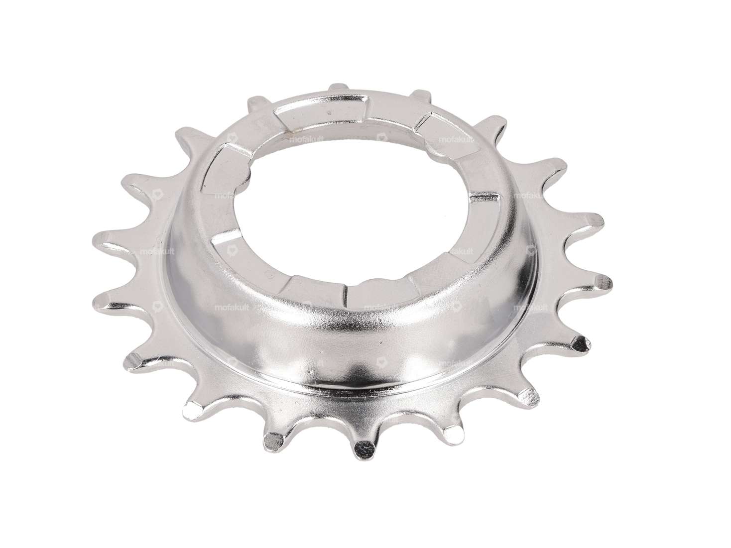 Zahnkranz Rücktritt 18 z. stark gekröpft Chrom Carousel Image 2