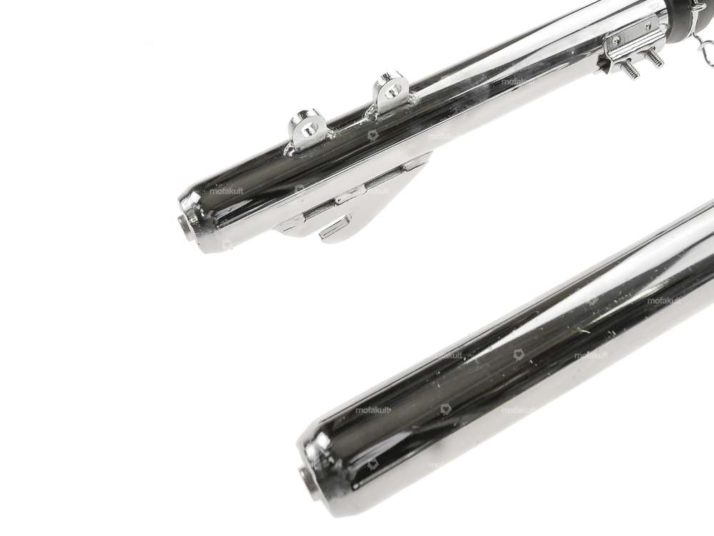 EBR fork reinforced (with tabs for disc brake) chrome | Piaggio Ciao Carousel Image 3