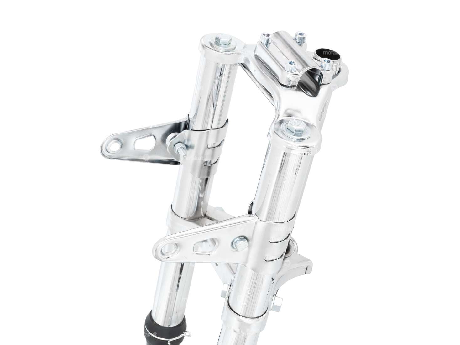 EBR fork upside-down reinforced chrome | Peugeot 103 SP, SPX Carousel Image 3