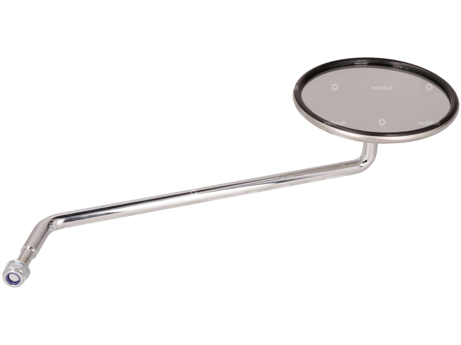 Bumm mirror round 10 cm right Inox chrome Carousel Image 2