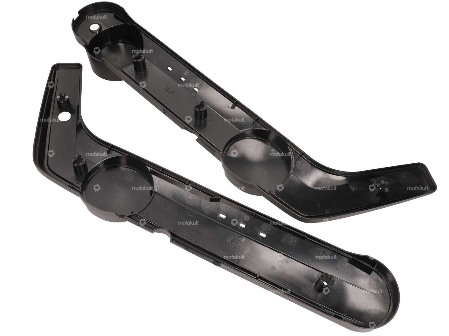 AKOA Seitenschützer kantig Vario schwarz | Piaggio Ciao Carousel Image 2