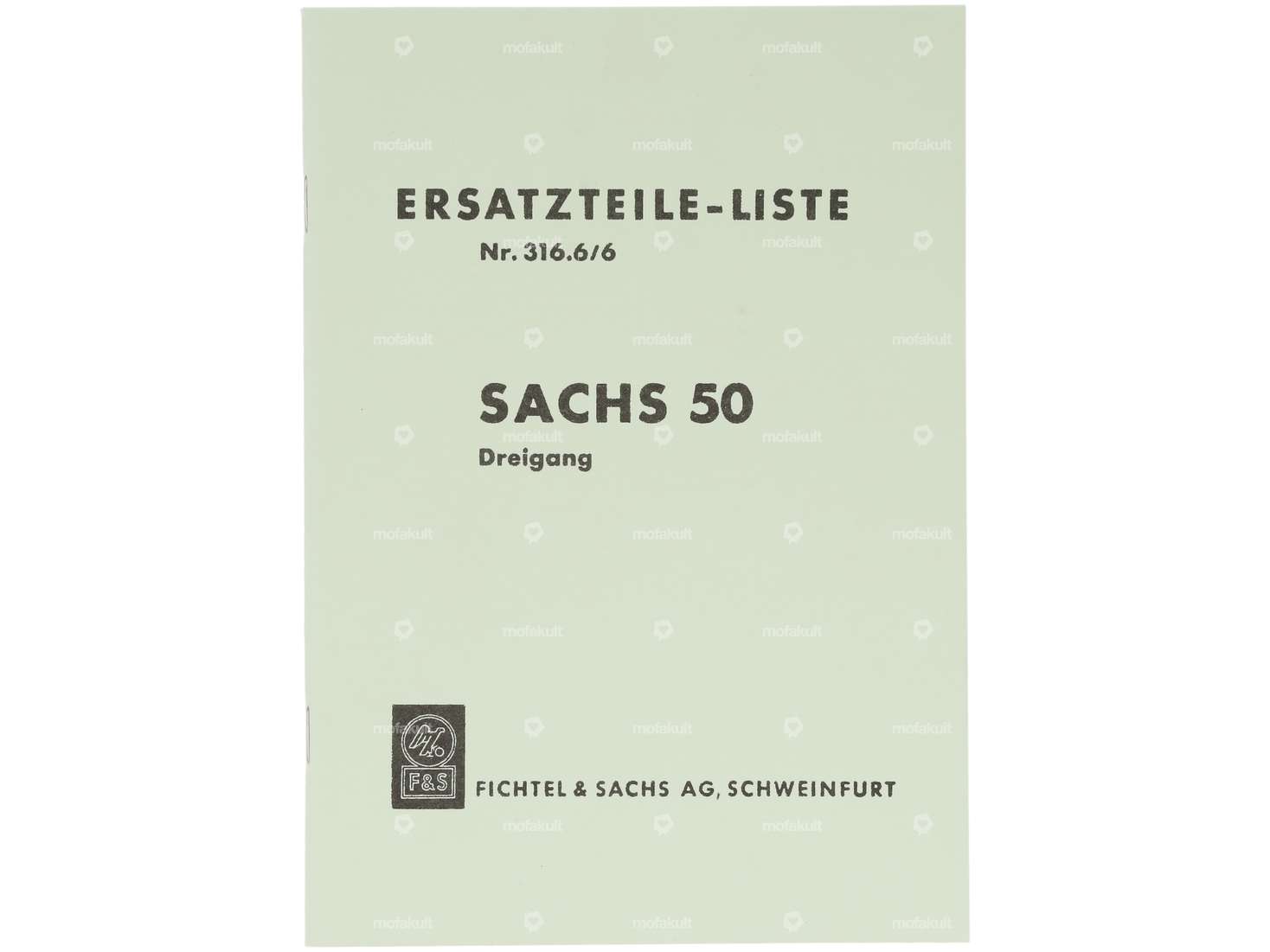Ersatzteil-Liste | Sachs 50 Dreigang Motoren Carousel Image 1