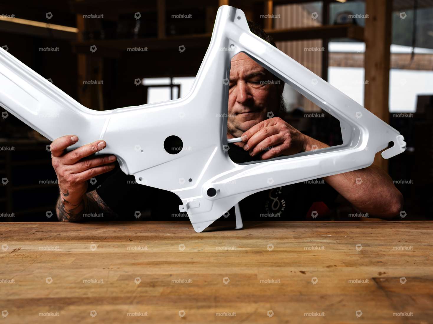 Siggnature Mofa Lackierung Rahmentank RAL Carousel Image 1