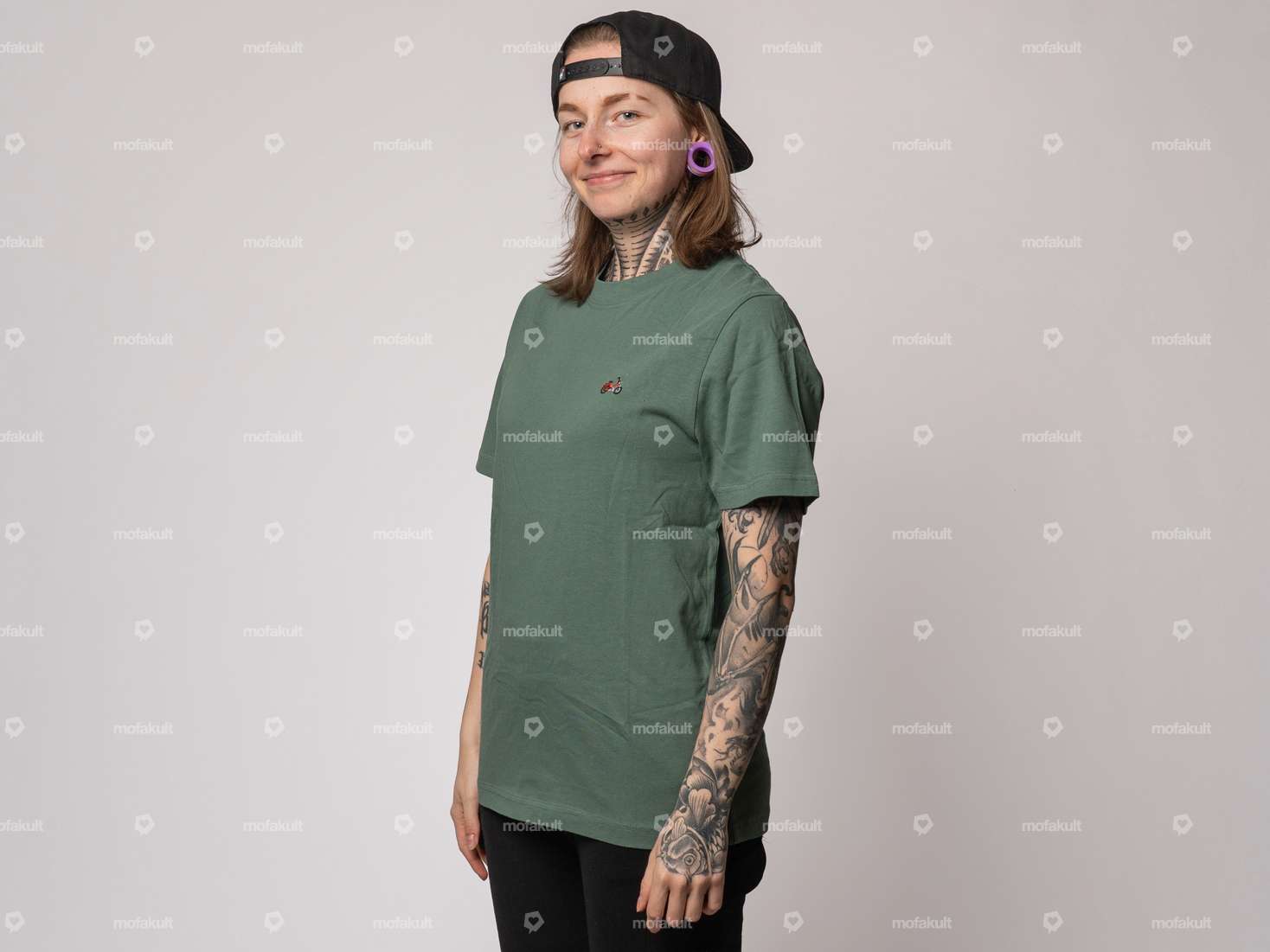 mk-Merch T-Shirt «Maxi Tuning» UNISEX petrol Carousel Image 2