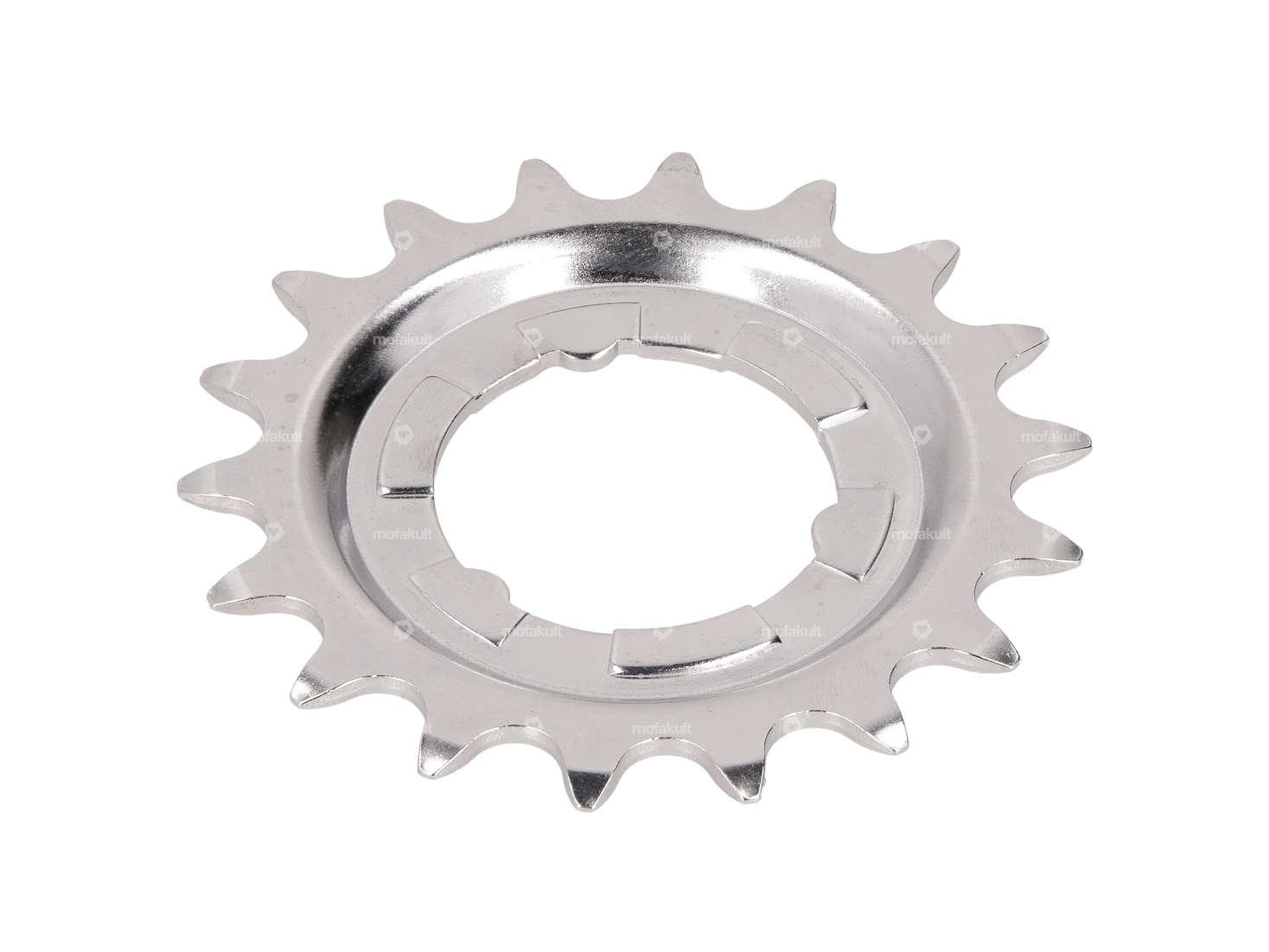 Zahnkranz Rücktritt 18 z. leicht gekröpft Chrom Carousel Image 1